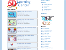 Tablet Screenshot of 5dlearningcenter.com